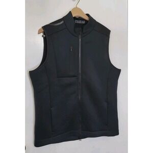 G/Fore Golf STRETCH SCUBA Vest Mens Size Large Black G4MF20O11 SEE PHOTOS SNAGS